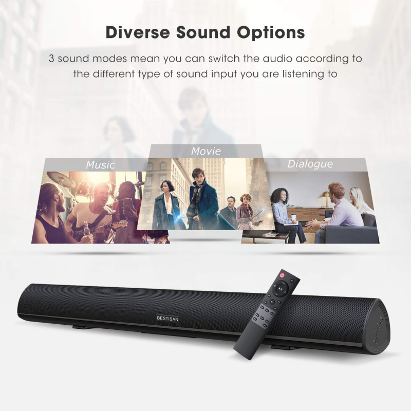 Home Cinema Of Soundbar - Potente barra de sonido para TV