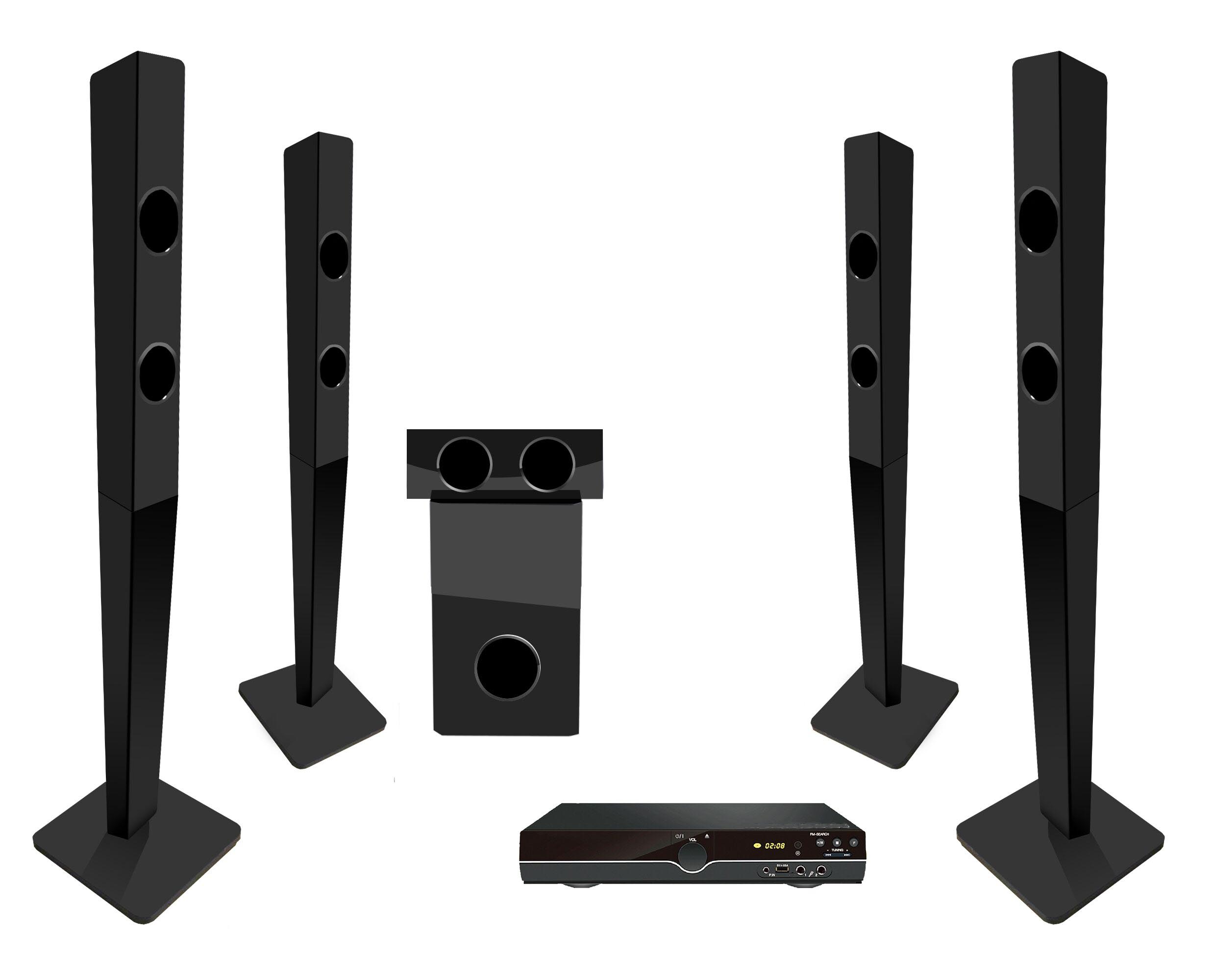 Home Cinema With Wireless Rear Speakers - Altavoces 5.1 Canales para Cine en