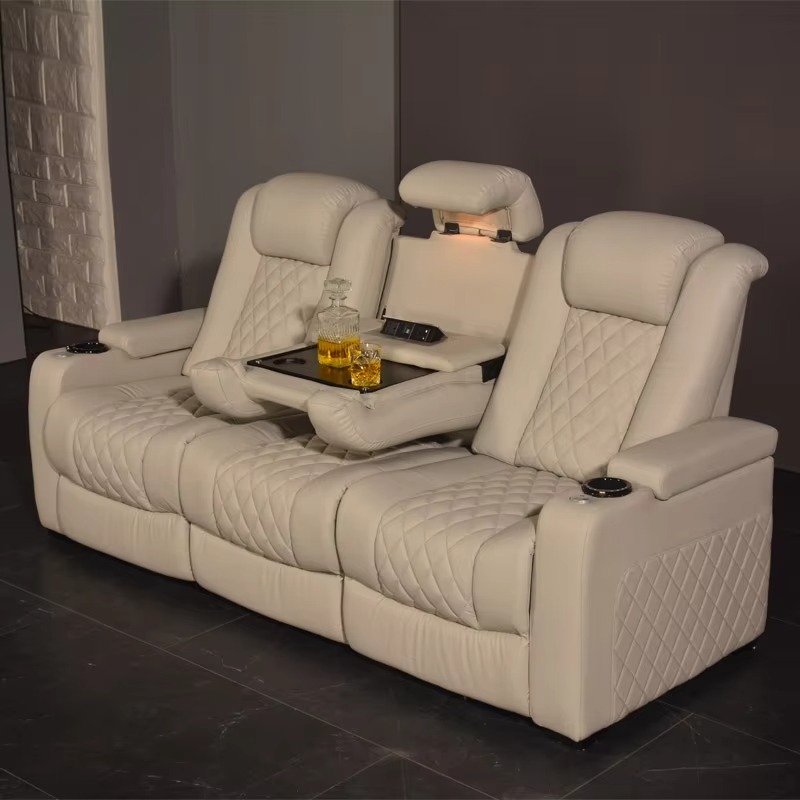 Home Cinema Recliner Chairs - Sofá de Cine Eléctrico de 3