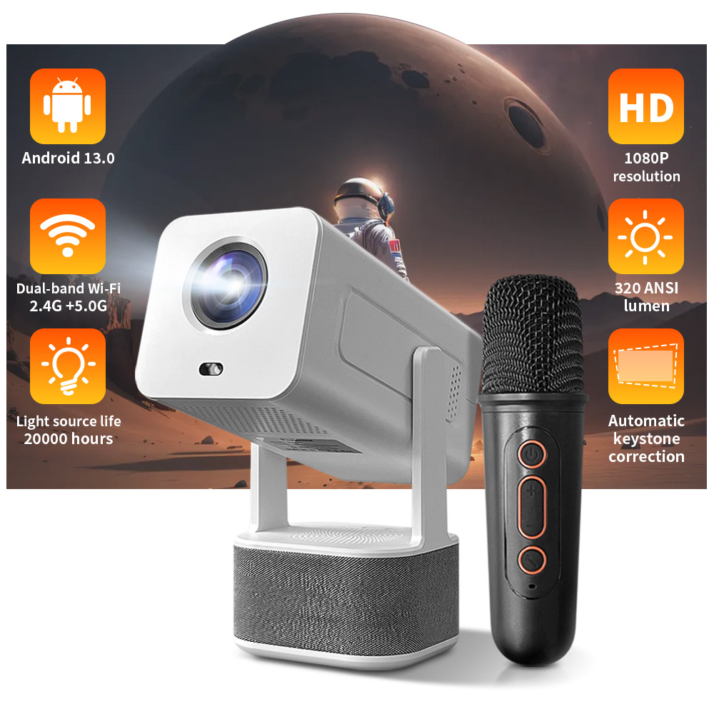 Home Cinema Karaoke Projector - Proyector de Karaoke al aire libre,
