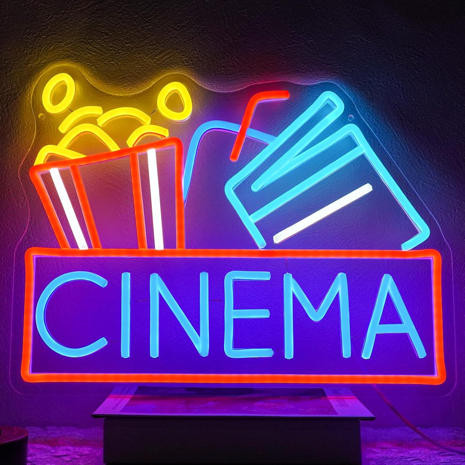 Home Cinema Wall Lights - Letrero de neón de cine, luz