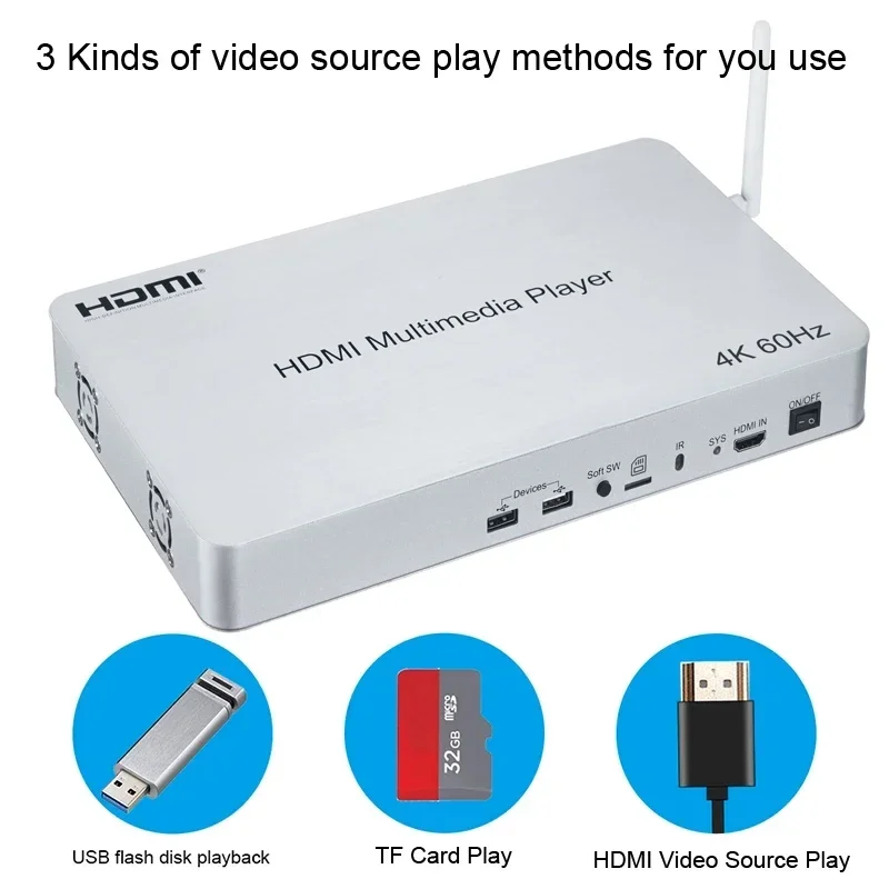 Reproductor Multimedia HDMI 4K - 4K Media Player reseña y precio