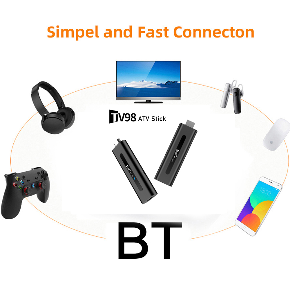 TV98 ATV TV Stick Allwinner H3 - 4K Media Player reseña y precio