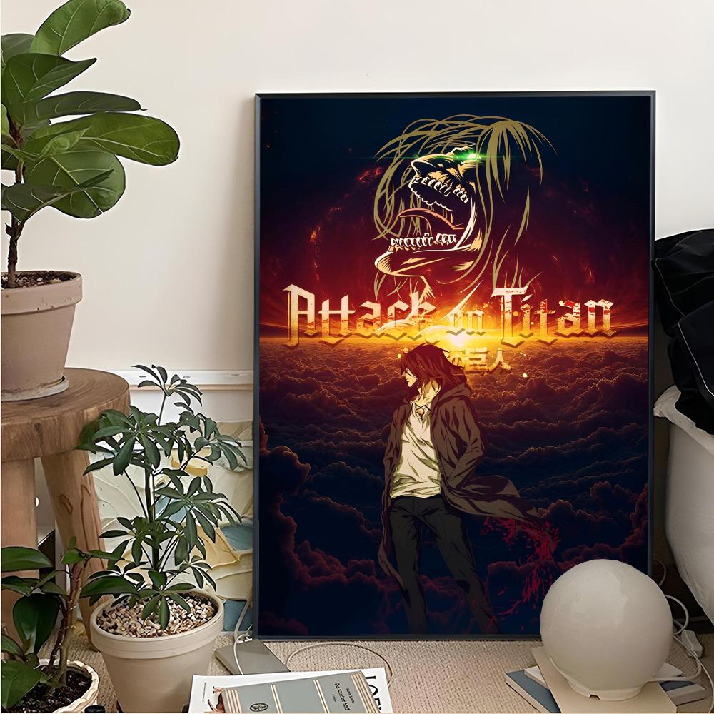 Pintura de Anime Ataque a los  - Home Cinema Wallpaper reseña y precio