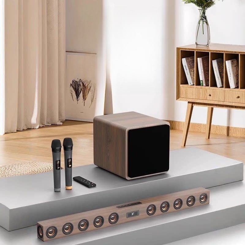 Sistema de Altavoces Inalámbri - Home Cinema Karaoke Projector reseña y precio