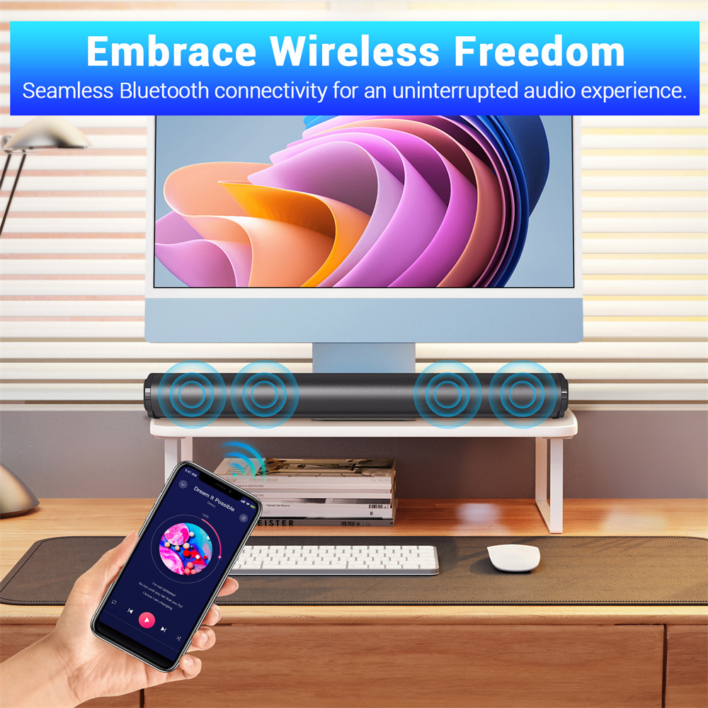 Barra de sonido, sistema de so - Home Cinema With Wireless Rear Speakers reseña y precio