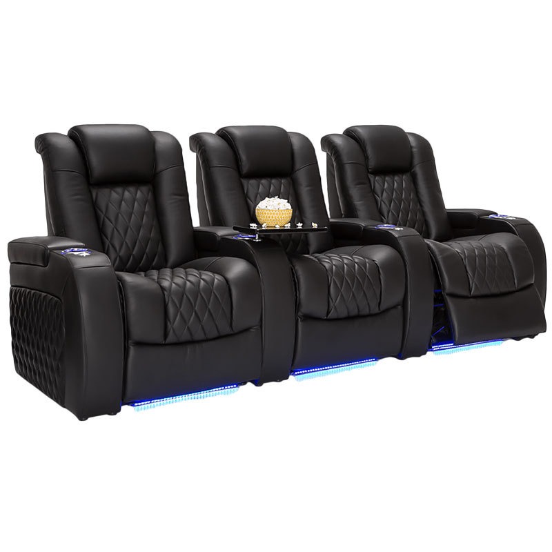 Sofá de Cine Moderno de Cuero  - Home Cinema Recliner Chairs reseña y precio