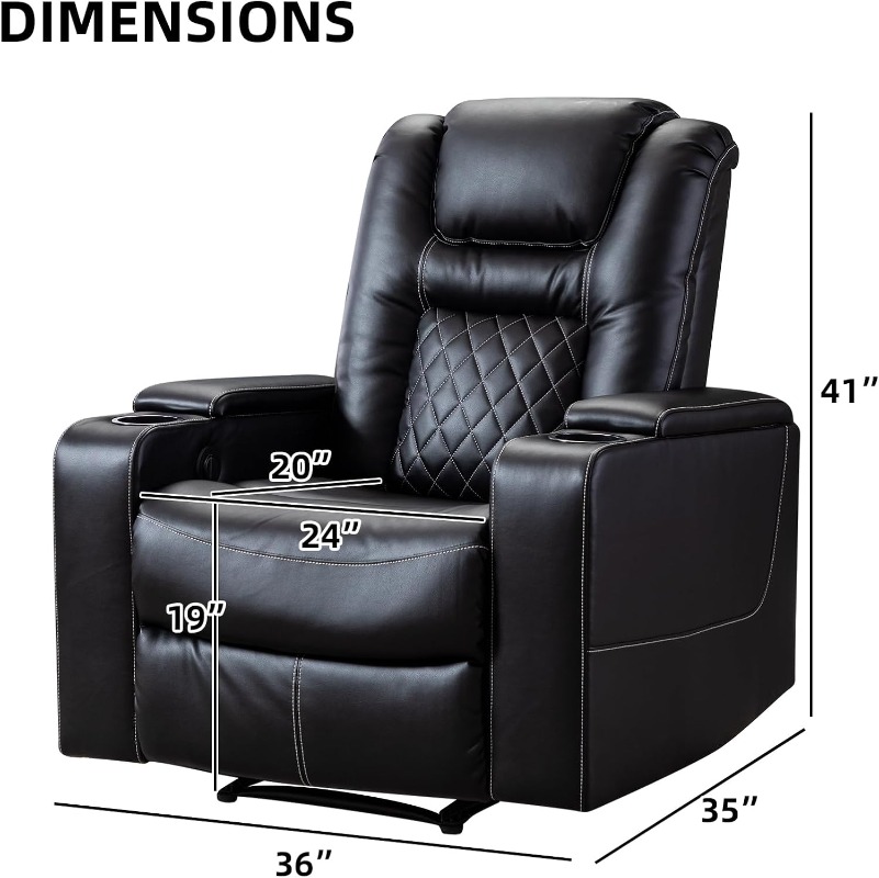 Sillón Reclinable Eléctrico CA - Home Cinema Recliner Chairs reseña y precio