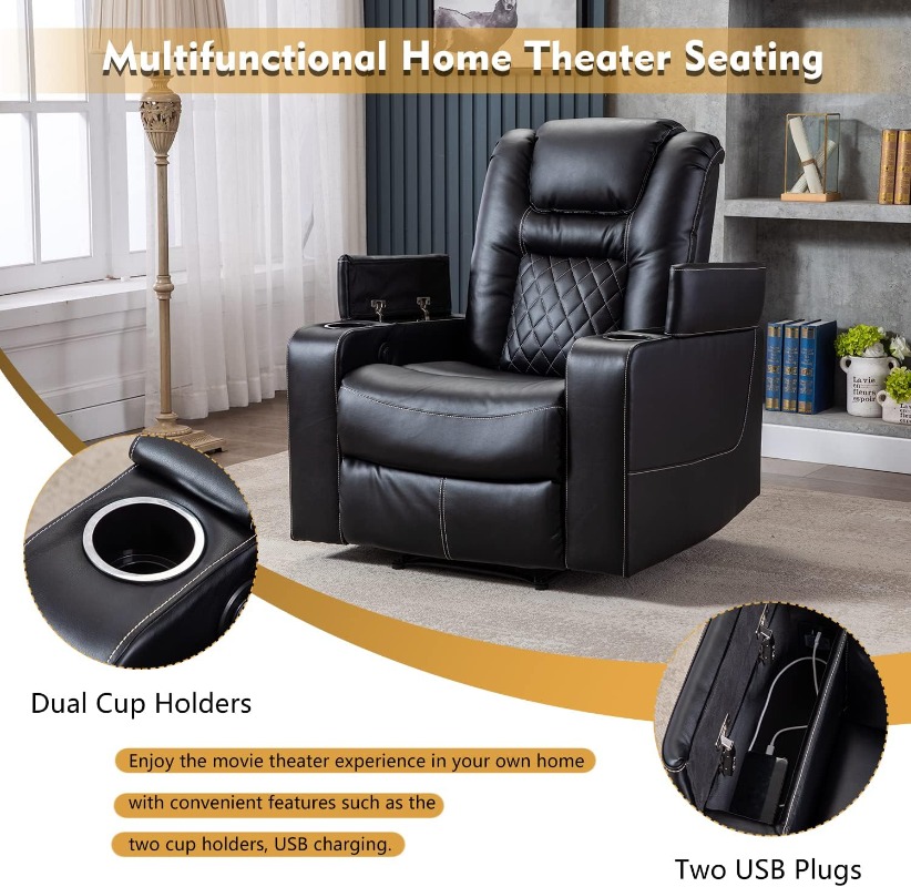 Sillón Reclinable Eléctrico CA - Home Cinema Recliner Chairs reseña y precio