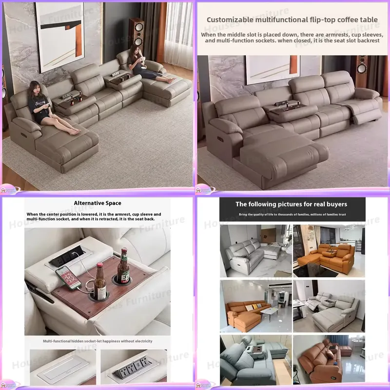 Sofá Reclinable Moderno de Cue - Home Cinema Recliner Chairs reseña y precio