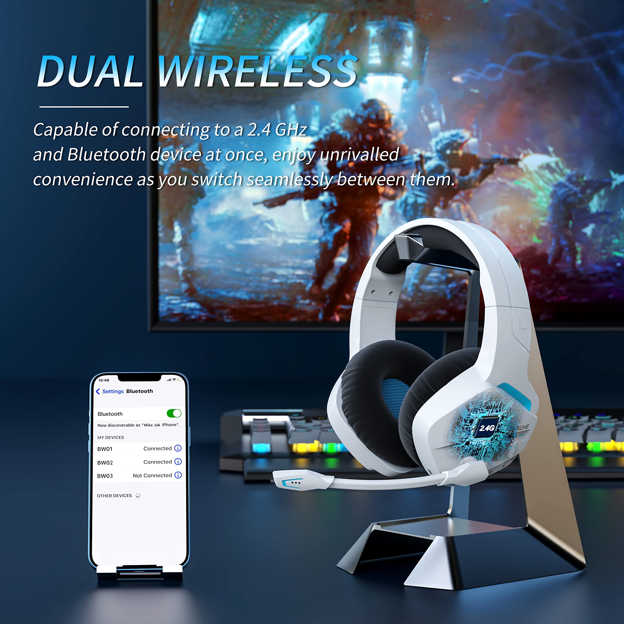 BINNUNE-auriculares BW01 para  - Home Cinema Headphones reseña y precio