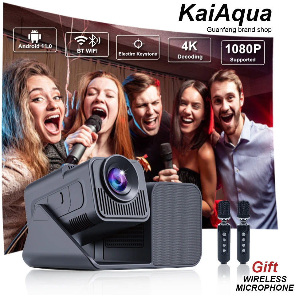 KaiAqua KTV Proyector de Karao - Home Cinema Karaoke Projector reseña y precio