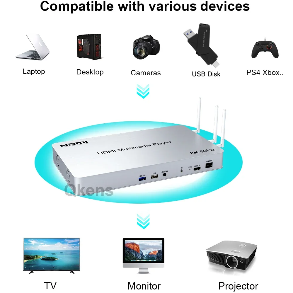 Reproductor Multimedia HDMI H. - 4K Media Player reseña y precio