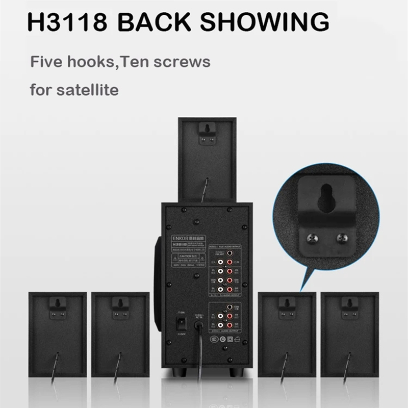 Caja de sonido Multimedia de p - Home Cinema With Wireless Rear Speakers reseña y precio