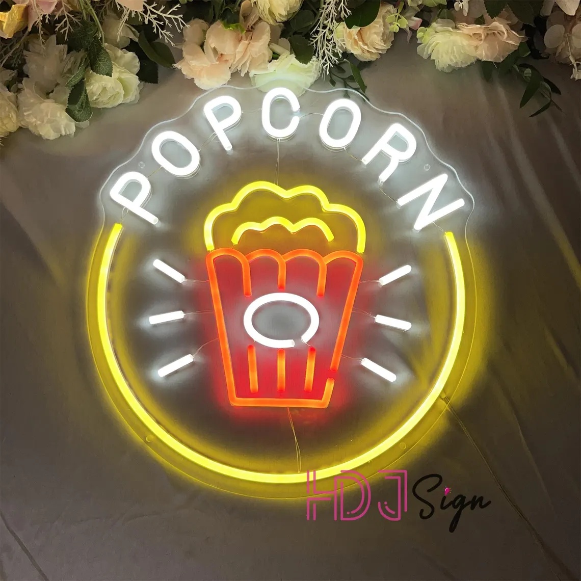 Letrero de neón LED de palomit - Home Cinema Wall Lights reseña y precio