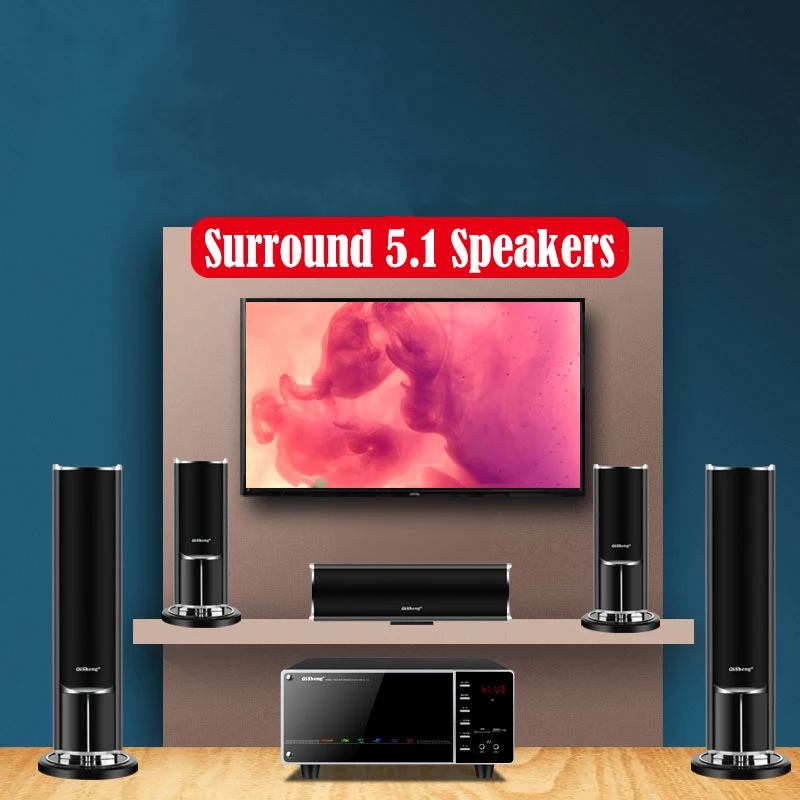 Caja de som bluetooth de alta  - Home Cinema With Wireless Rear Speakers reseña y precio