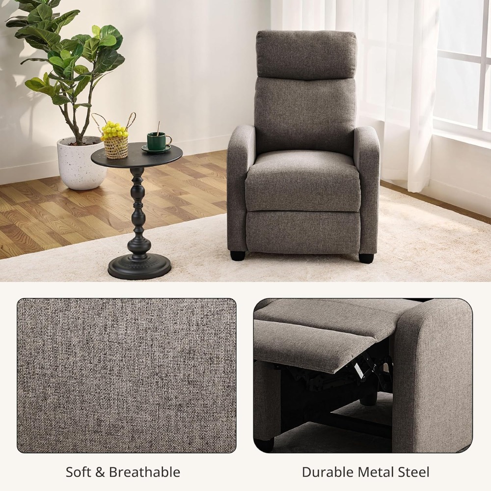 Sillón Reclinable Manual Moder - Home Cinema Recliner Chairs reseña y precio