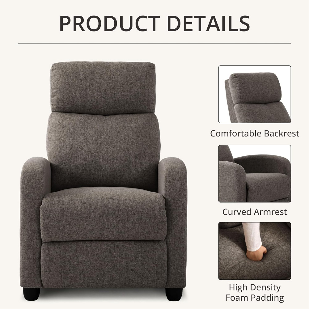 Sillón Reclinable Manual Moder - Home Cinema Recliner Chairs reseña y precio