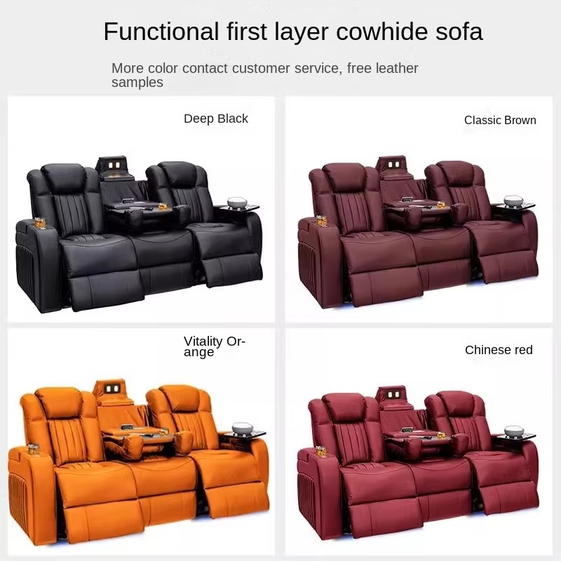 Juego de Sofás Reclinables de  - Home Cinema Recliner Chairs reseña y precio