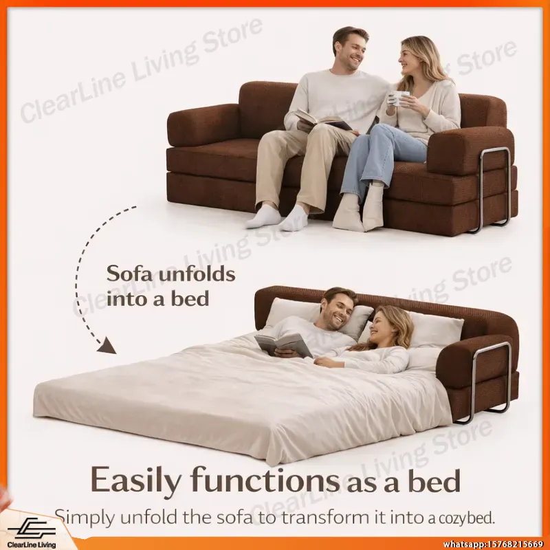 Sofá Cama de Tela de 2 Plazas  - Home Cinema For Small Room reseña y precio