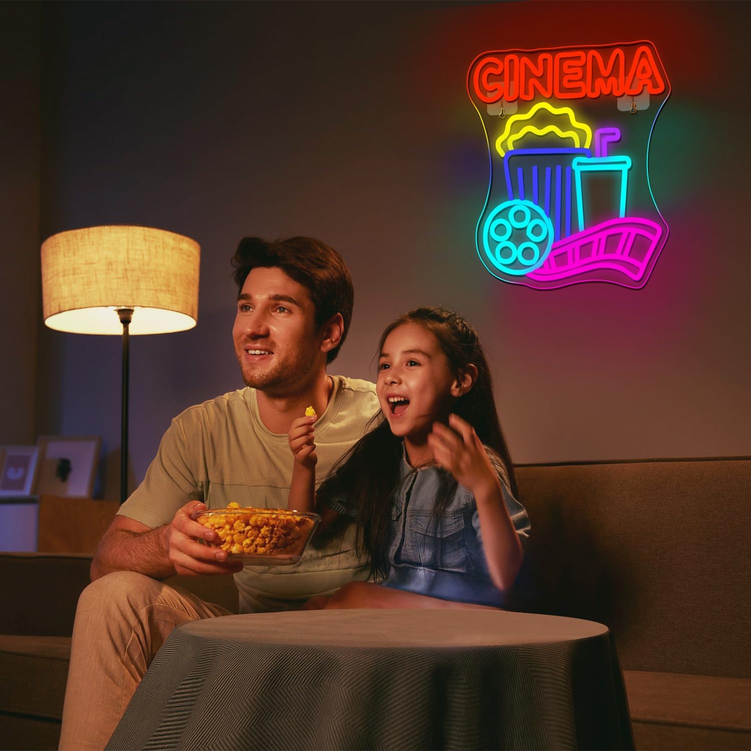 Letrero de Neón LED con Forma  - Home Cinema Wall Lights reseña y precio