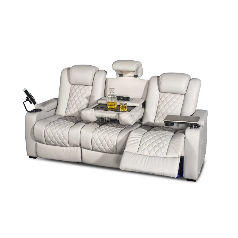 Sofá de Cine Eléctrico de 3 Pl - Home Cinema Recliner Chairs reseña y precio