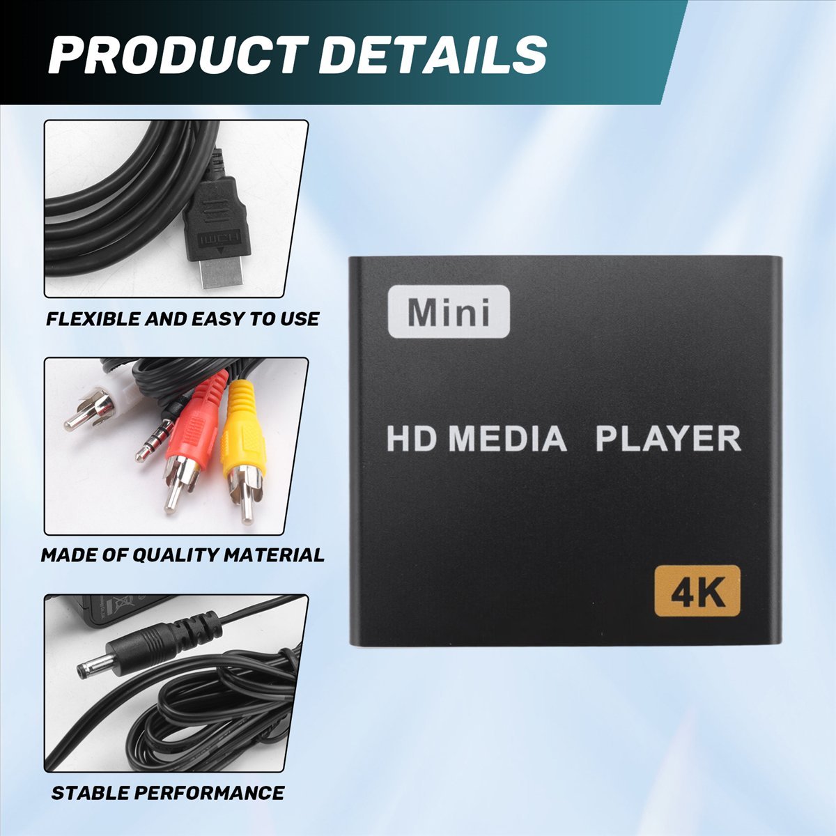 Reproductor multimedia A40I Mi - 4K Media Player reseña y precio